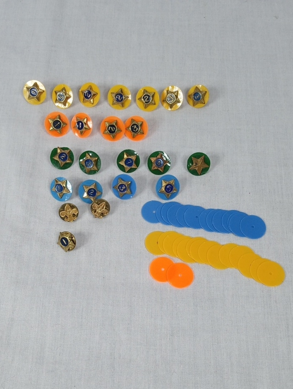 Lot Of Vintage Boy Scout Pins New And Used Mix